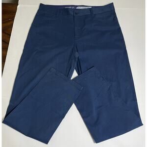 johnnie-O Blue Casual Pants Men 36x32 Promodal Poly Blend Straight Leg
